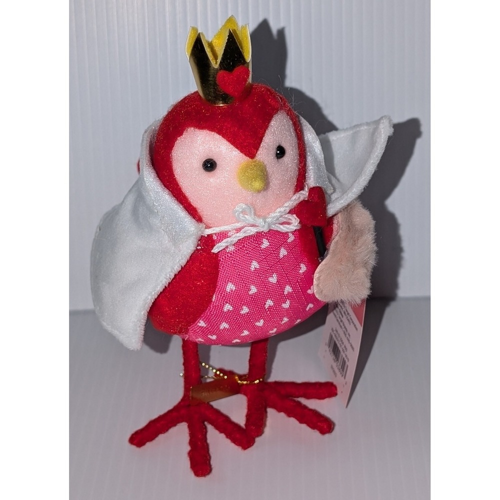 2024 Target Spritz Bird Valentine's Day QUEENIE Fabric Bird with Tags NEW